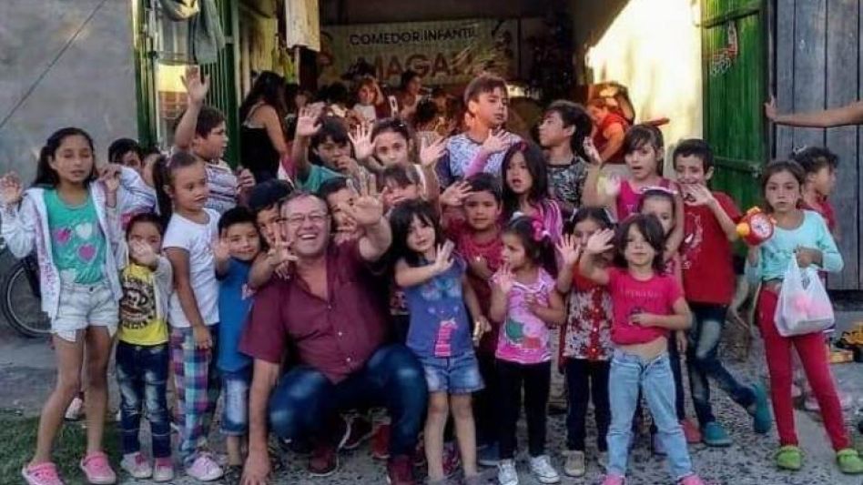 ?Esto sana mi infancia triste. Poder hacerlo con todos los amigos solidarios que están comprometidos con el Comedor Magali es algo maravilloso. En cada niño está el amor de Dios?.