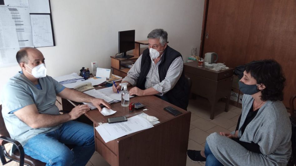 Reunión de trabajo en Chillar