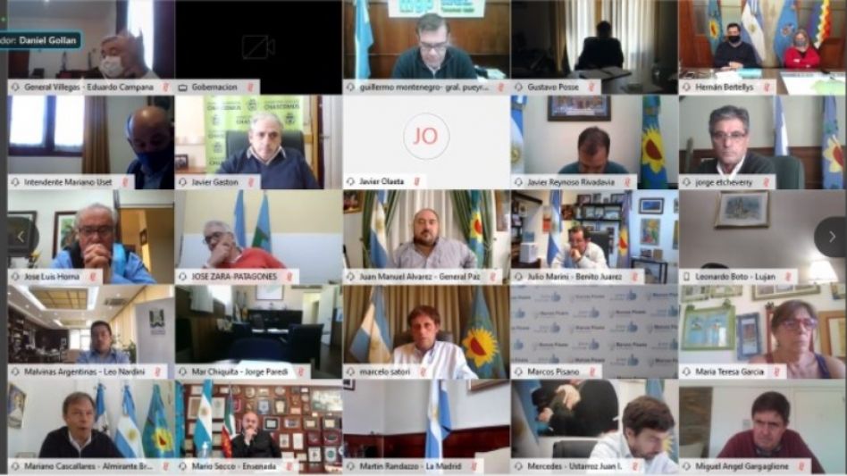Encuentro virtual con el Gobernador de la Provincia