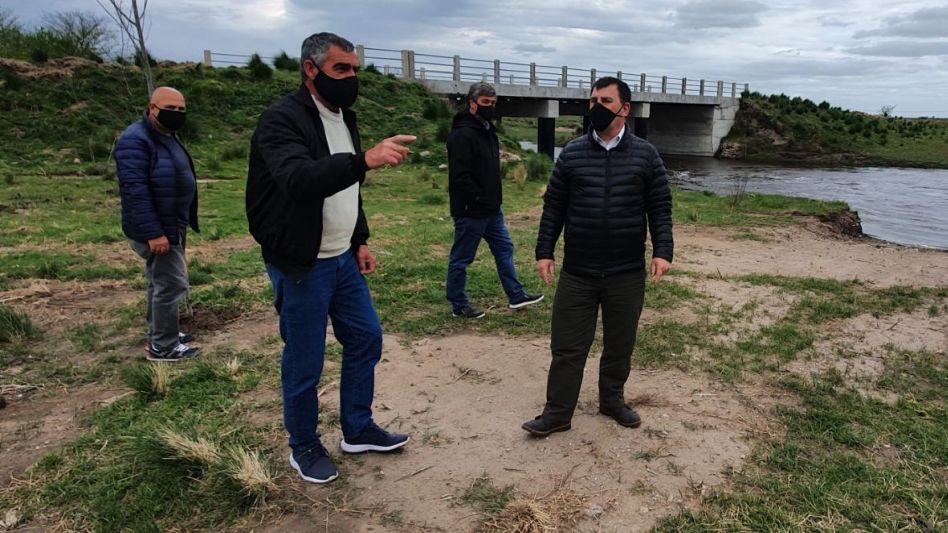 El intendente Bertellys visitó Cacharí