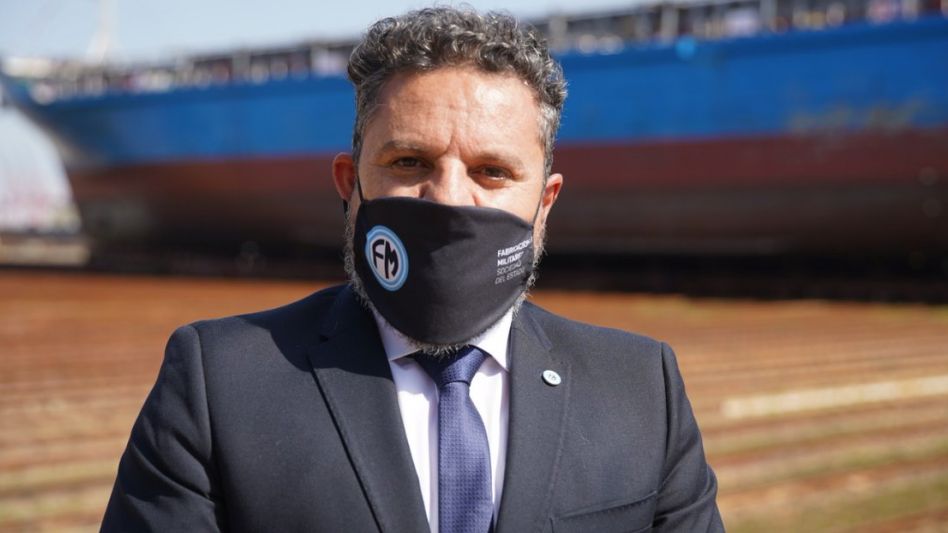 Dr. Iván Durigón, titular de Fabricaciones Militares. 