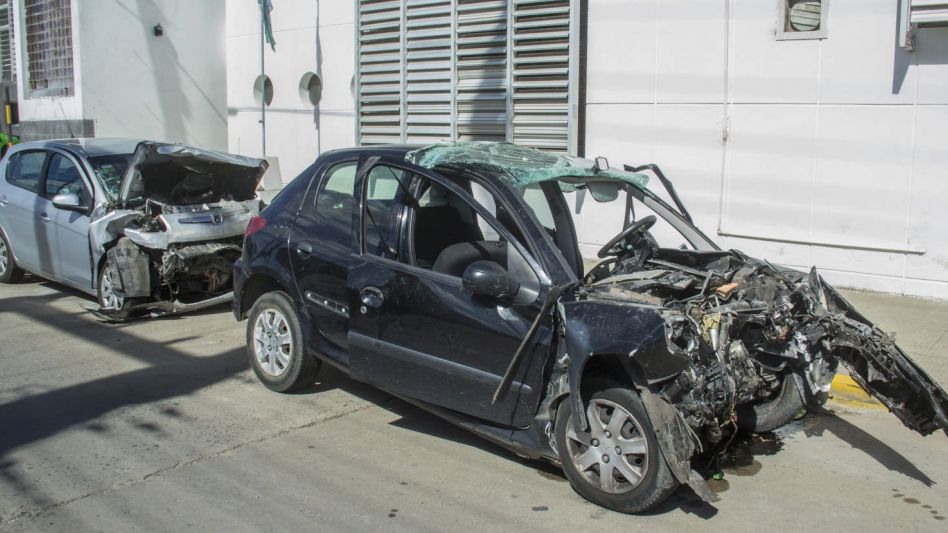 Los dos autos implicados en este siniestro vial que en la Ruta 226 se produjo en febrero de 2019. NICOLÁS MURCIA/ARCHIVO/EL TIEMPO