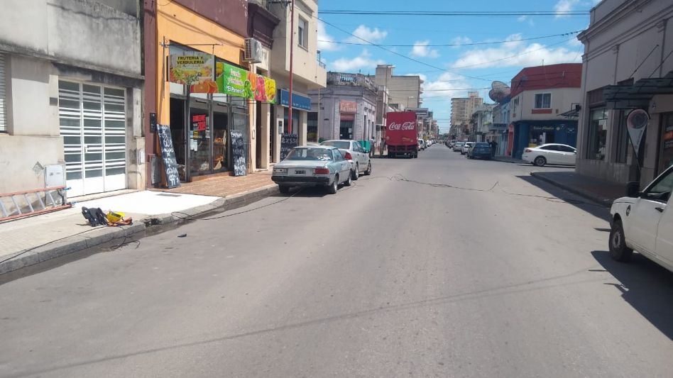 Empleado de Cablevisión sufrió un accidente 