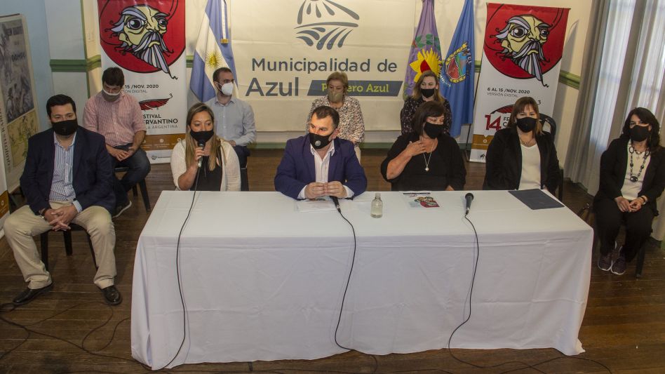 La conferencia de prensa en Casa Ronco, donde se anunció la decimocuarta edición del Festival Cervantino.   NICOLÁS MURCIA       