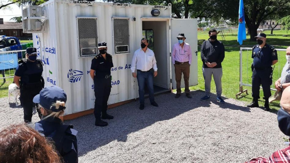 Se instaló un puesto de seguridad en el barrio Güemes