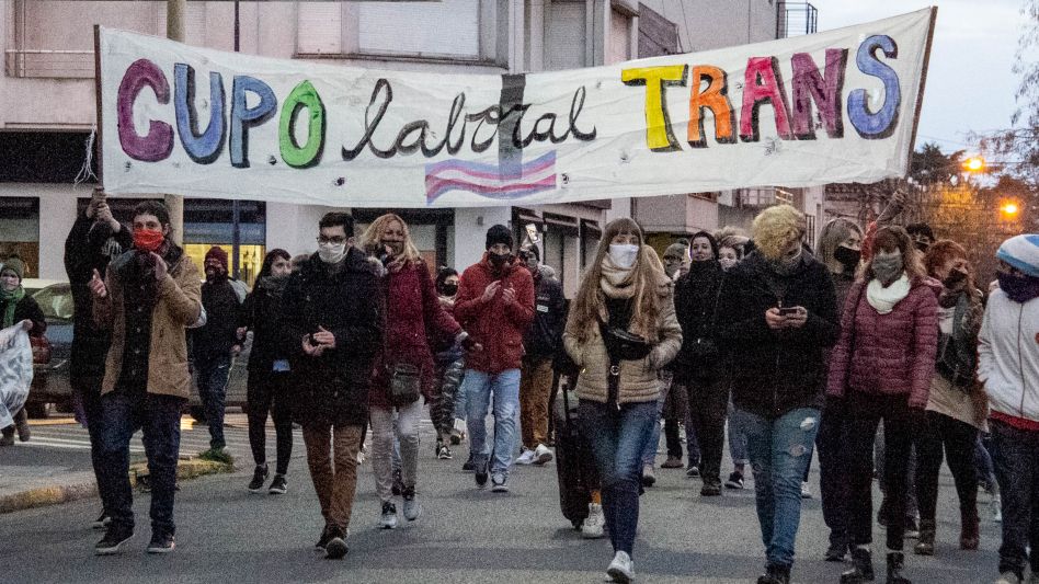 El reclamo más urgente que sigue haciendo la organización local, es el cumplimiento de Cupo Laboral Trans. ANGIE DÍAZ JACQUOT