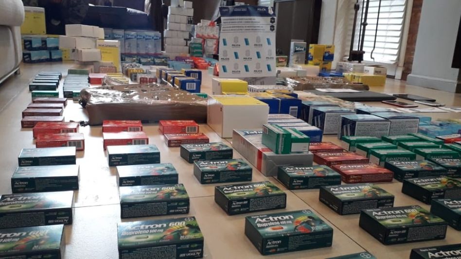 Donarán al Hospital Pintos medicamentos que habían sido incautados por venta ilegal 
