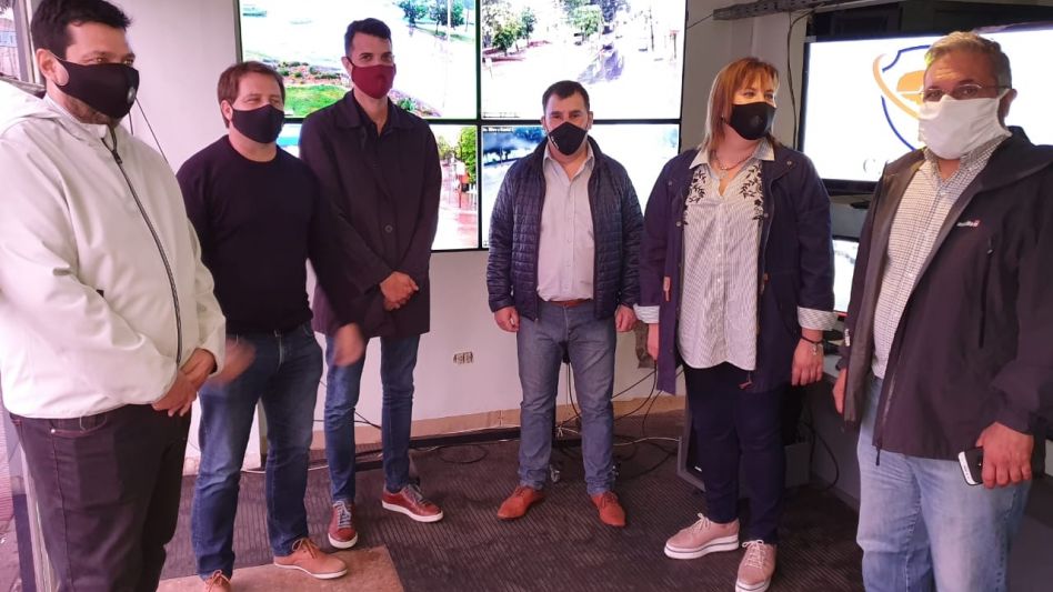 El diputado Alex Campbell explicó que la visita a Azul estaba relacionada con la idea de ?Estar cerca de los 58 intendentes que tenemos en la provincia de Buenos Aires?. PRENSA MUNICIPAL
