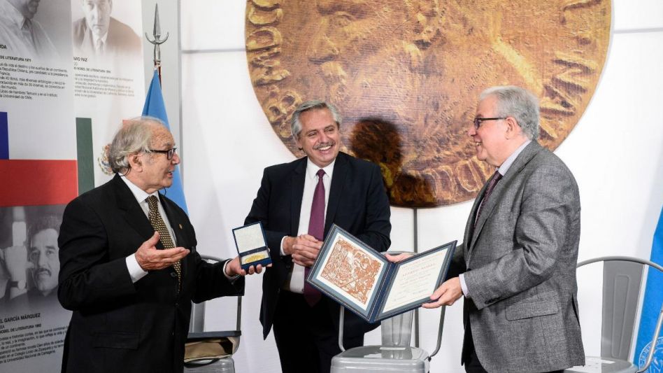  El Presidente inauguró la Casa de los Premios Nobel Latinoamericanos