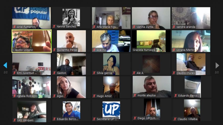 El día miércoles de esta semana se realizó la reunión virtual donde se presentó en la región al nuevo espacio político.