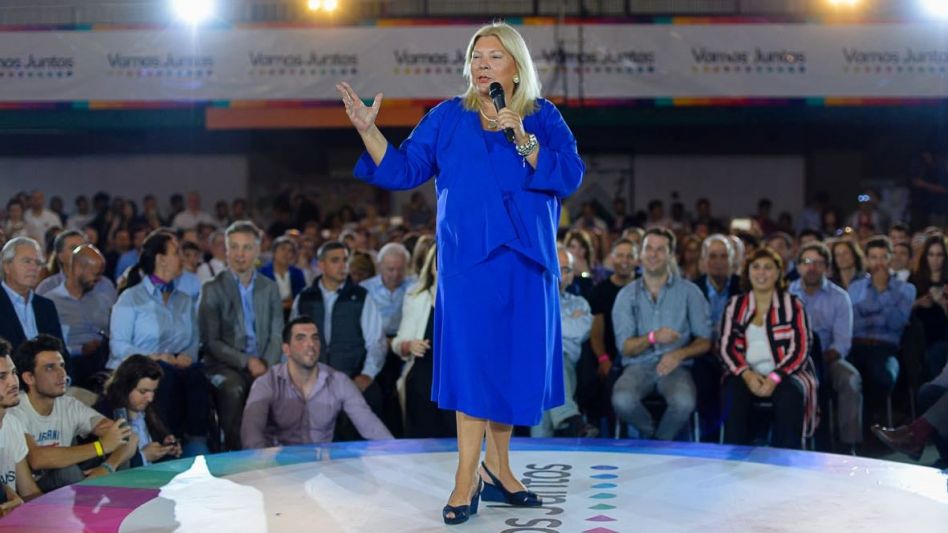 La exdiputada y líder de la Coalición Cívica, Elisa Carrió. (Facebook)