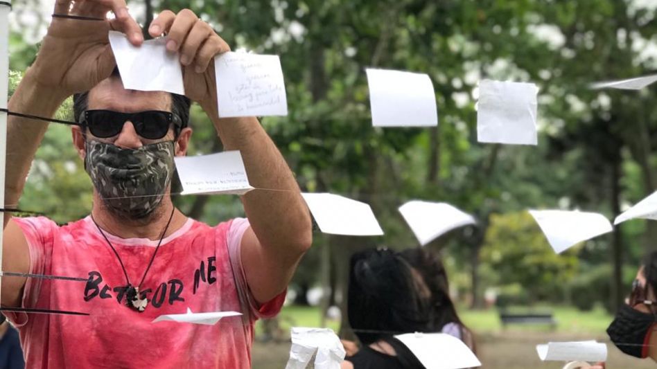 Una de las tantas actividades que se realizaron este año impulsadas por la arista y docente: Panorama. 