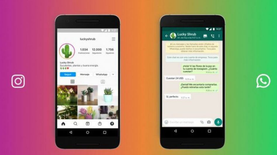 Facebook incorpora un botón de WhatsApp en Instagram para realizar ventas