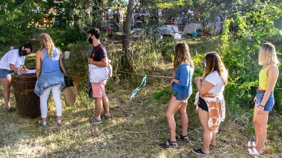 Se respetan los protocolos sanitarios ante el Covid-19 en un escenario hermoso para disfrutar estos días. 