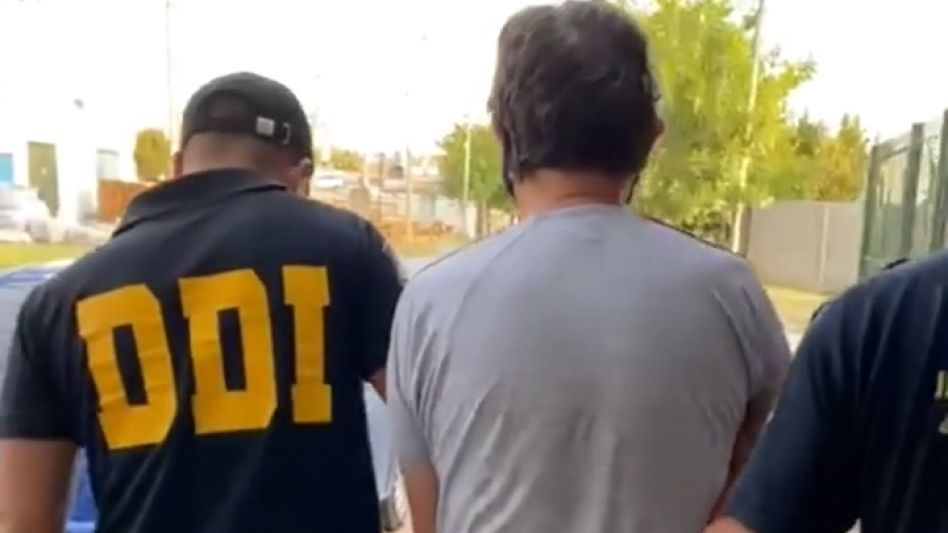 Momento de la detención de Rancez. CAPTURA DE VIDEO CPA/AZUL