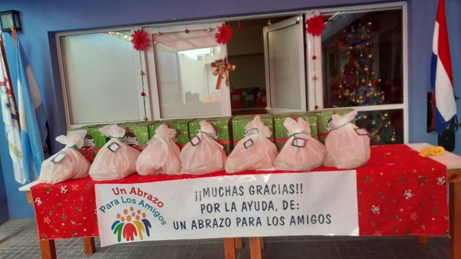 Abrazo navideño  