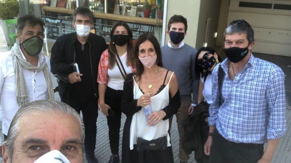 La subcomisión Distrito Tecnológico de la CEDU liderada por Flavio Galli, otro azuleño destacado. 