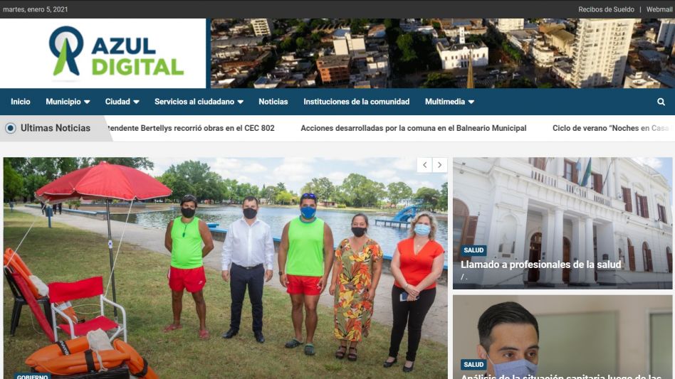 Medios públicos: Web, radio y televisión