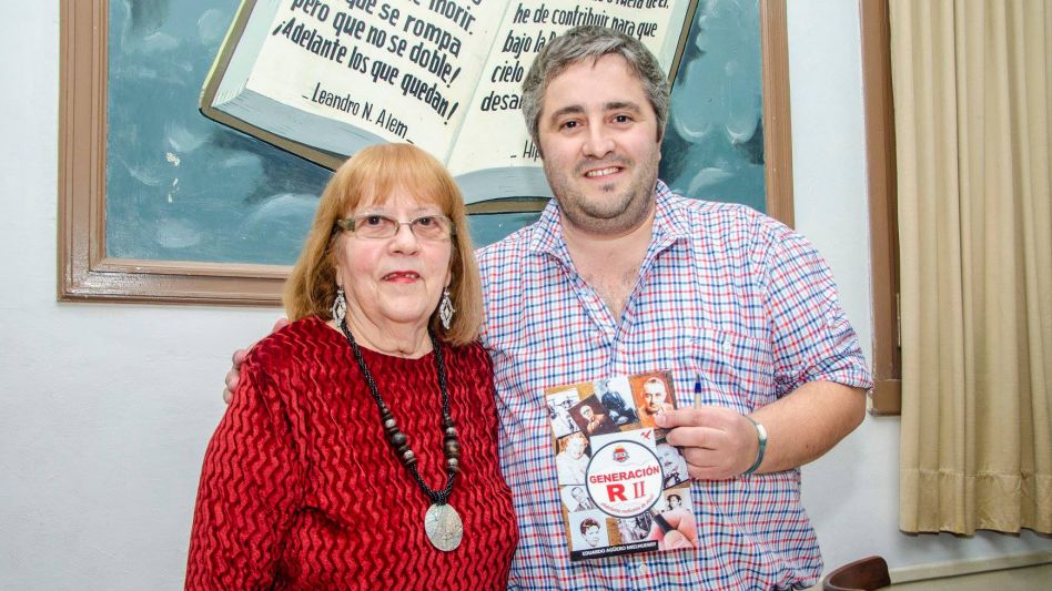Con mi madre, Amelia 