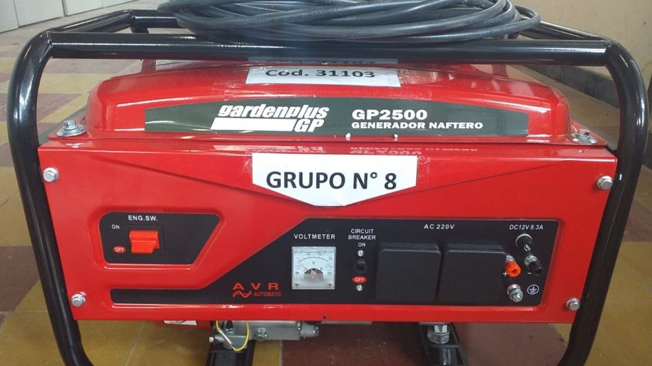 La CEAL adquirió tres grupos electrógenos que se dispondrán en las escuelas en las que se realizará la vacunación contra el Covid 19. PRENSA CEAL