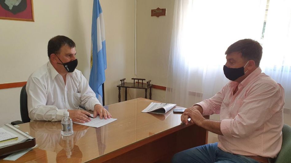 Visita del intendente Bertellys a Chillar