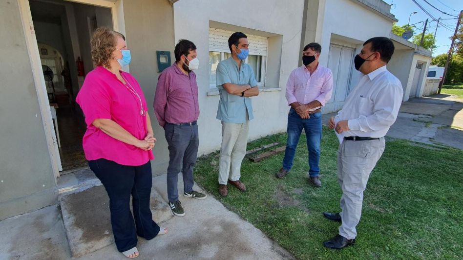 Visita del intendente Bertellys a Chillar