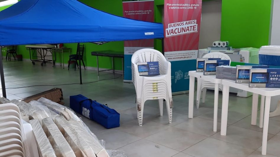 El resto de los elementos que envió la provincia para garantizar la operatividad de la campaña.