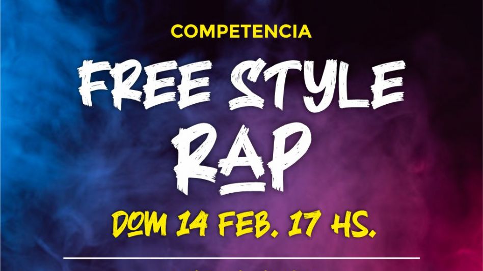 Competencia de free style rap en Azul
