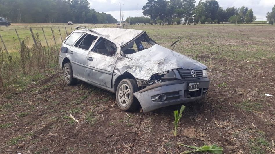 El nene que falleció viajaba en un Volkswagen Gol Country con sus dos hermanos, también menores de edad, y sus padres. SUBCOMISARÍA CHILLAR/PBA