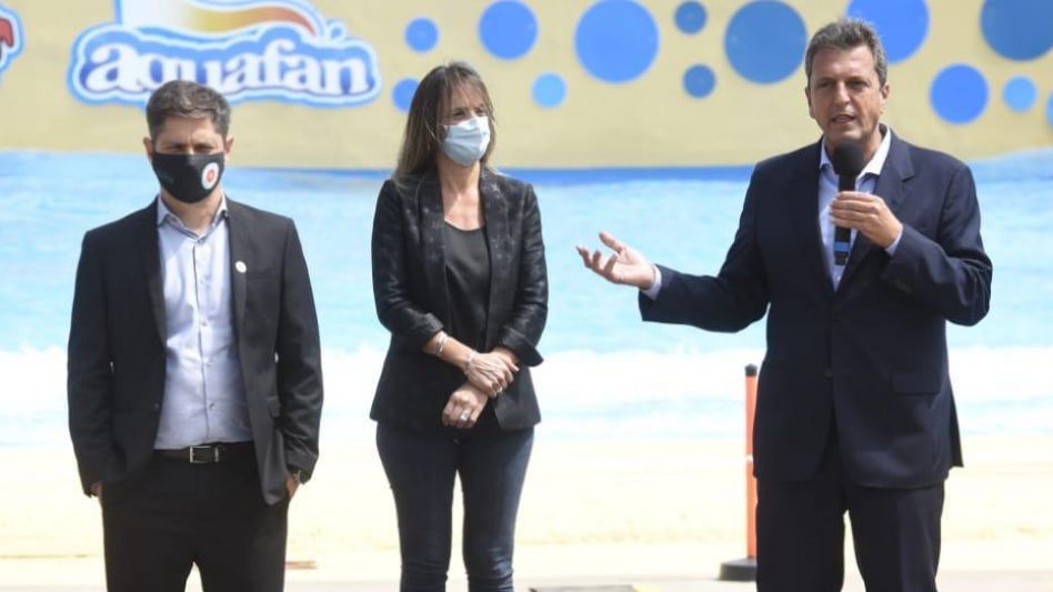 Massa y Kicillof reabrieron el Parque de la Costa tras su rescate