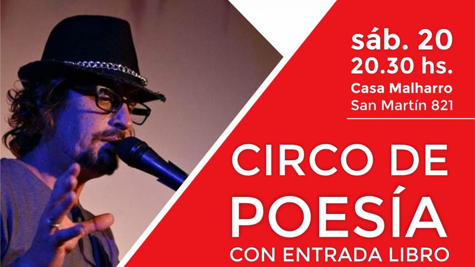 Circo de poesía en Casa Malharro