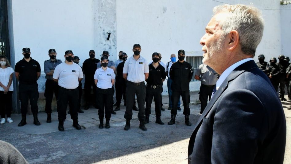 Alak visitó las unidades penales Nº 2 y Nº 38 de Sierra Chica, donde anunció la puesta en marcha de un Plan de Capacitación Integral. PRENSA MINISTERIO DE JUSTICIA Y DERECHOS HUMANOS BA