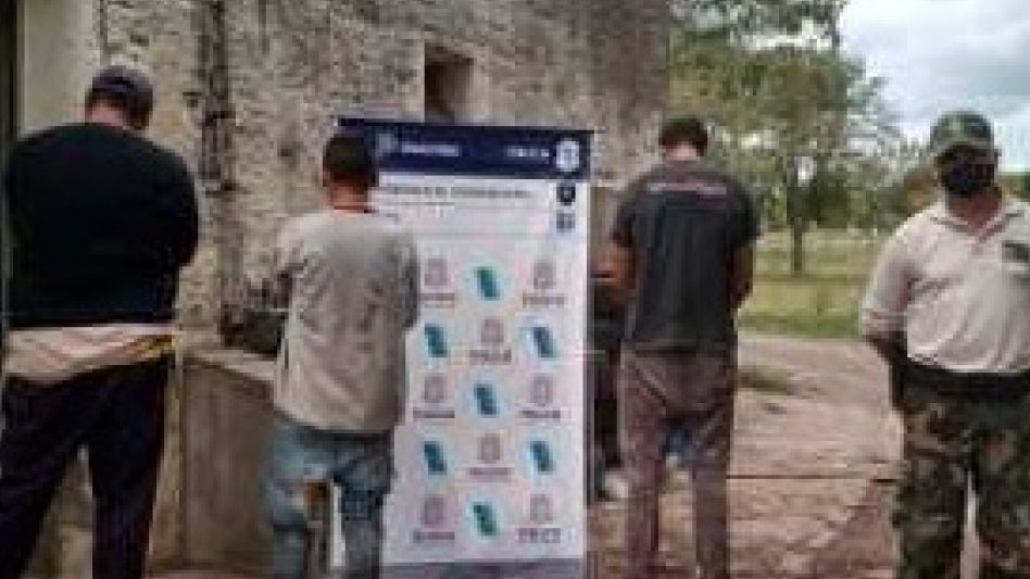 Caza furtiva: tres aprehendidos 