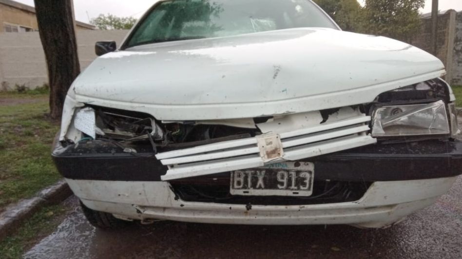 Dos lesionados en un accidente de tránsito