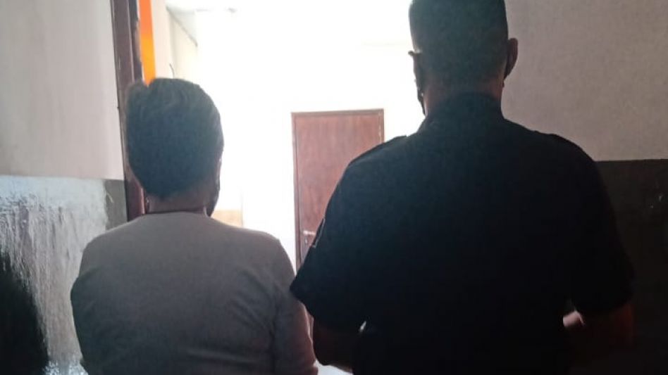 Transitoriamente, la mujer que fue arrestada por este hecho permanecía en la comisaría primera. FOTO: CPA/PBA
