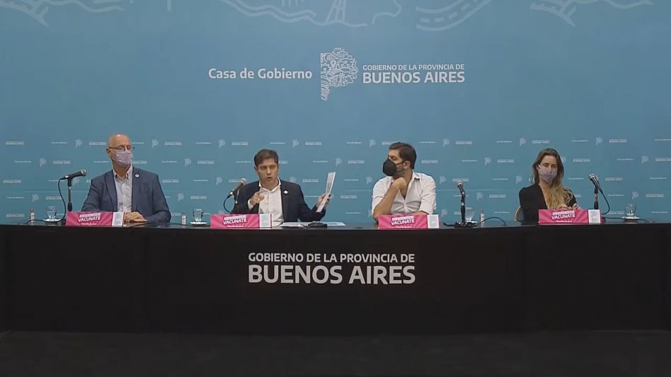 Azul sigue en Fase 3: Kicillof sólo adhirió a las medidas para AMBA