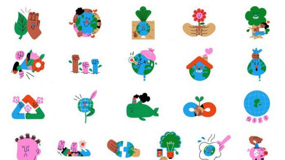Cómo utilizar los nuevo stickers de WhatsApp del Día de la Tierra