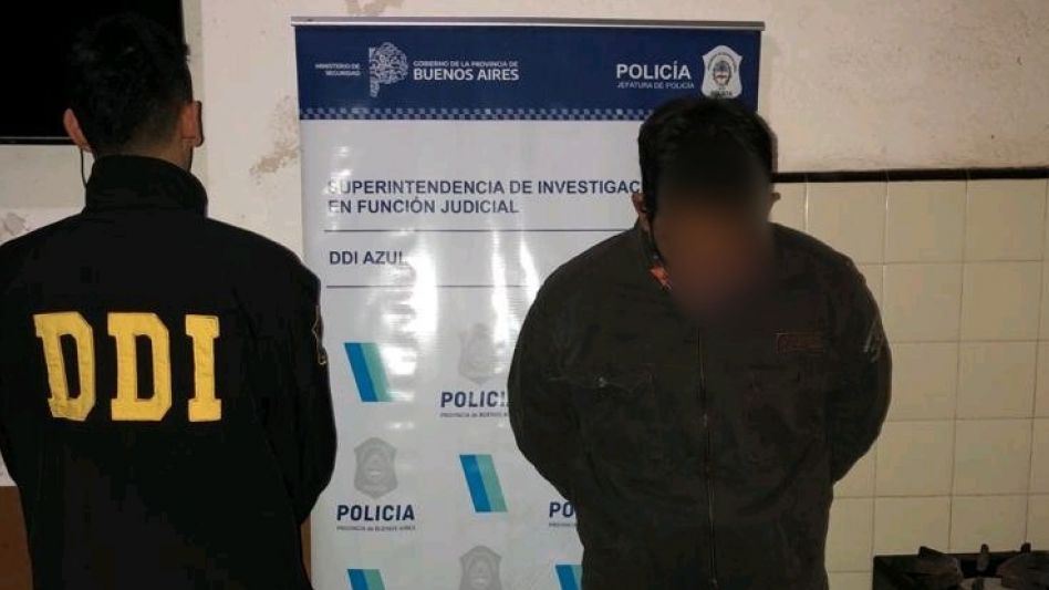 El encausado iba a ser indagado este viernes por la tarde por los hechos que le imputan en perjuicio de sus tres hijos, dos nenas y un nene. FOTO Y VIDEO: DDI AZUL