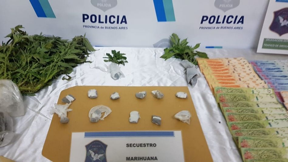 La imagen corresponde a lo incautado en el allanamiento que se hizo el 7 de octubre del año pasado. 