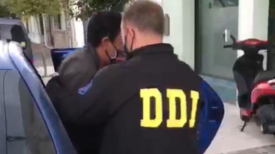 El acusado de abusar de sus tres hijos había sido detenido por efectivos de la DDI Azul. DDI AZUL/PBA