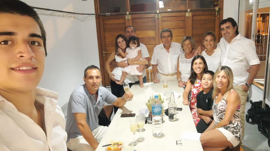 En familia.