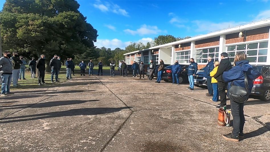 La asamblea realizada el día martes en las instalaciones de FANAZUL. PRENSA ATE