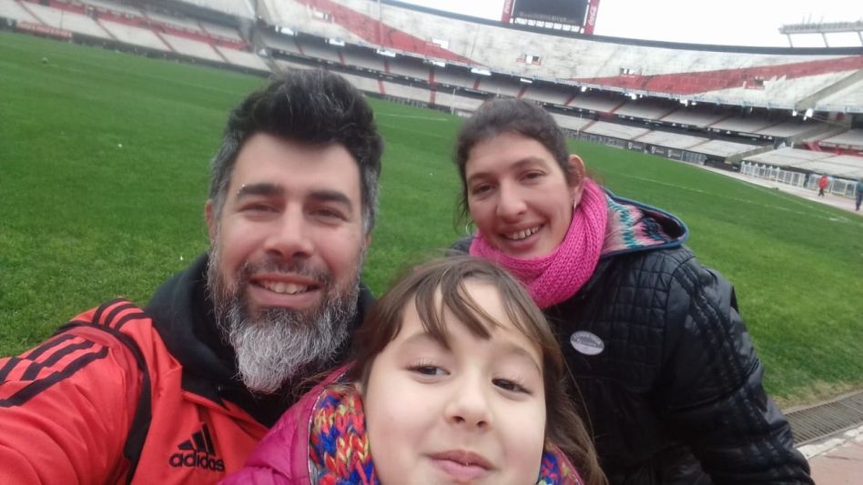 Con mi familia en mi segunda casa