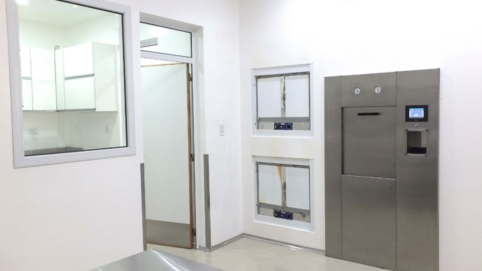 La nueva Unidad Central de Esterilización con la que cuenta desde hace unos días el Sanatorio Azul.