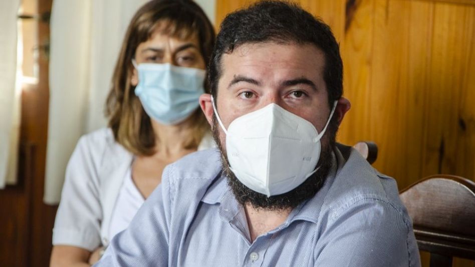  ?Hay que tener en cuenta que en Azul el Hospital Municipal es el único efector Covid?, dijo Román Broda, secretario de Salud de la Comuna. ARCHIVO