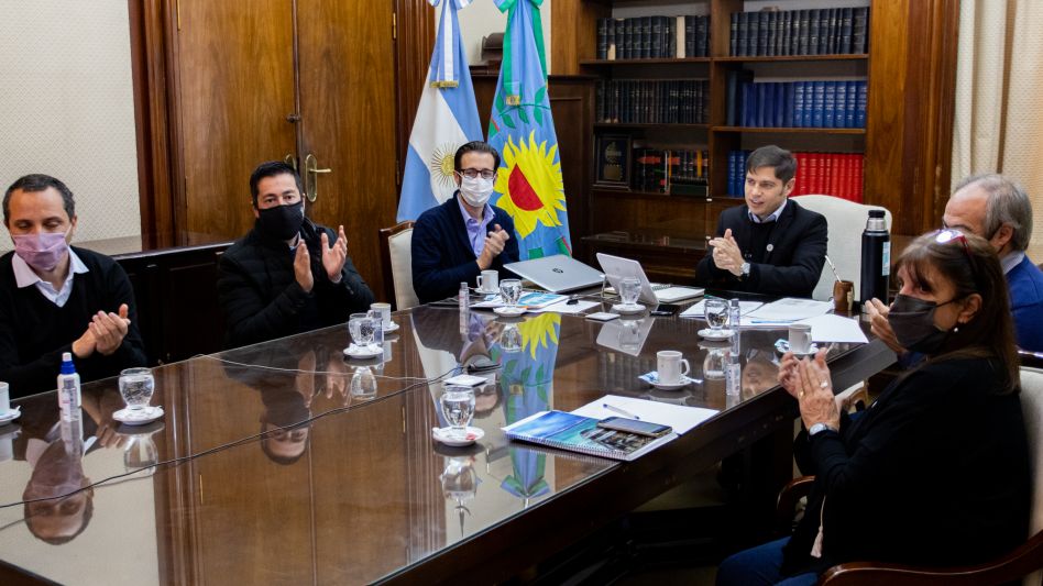 Kicillof y Simone presentaron la puesta en marcha de 199 nuevas obras para 107 municipios