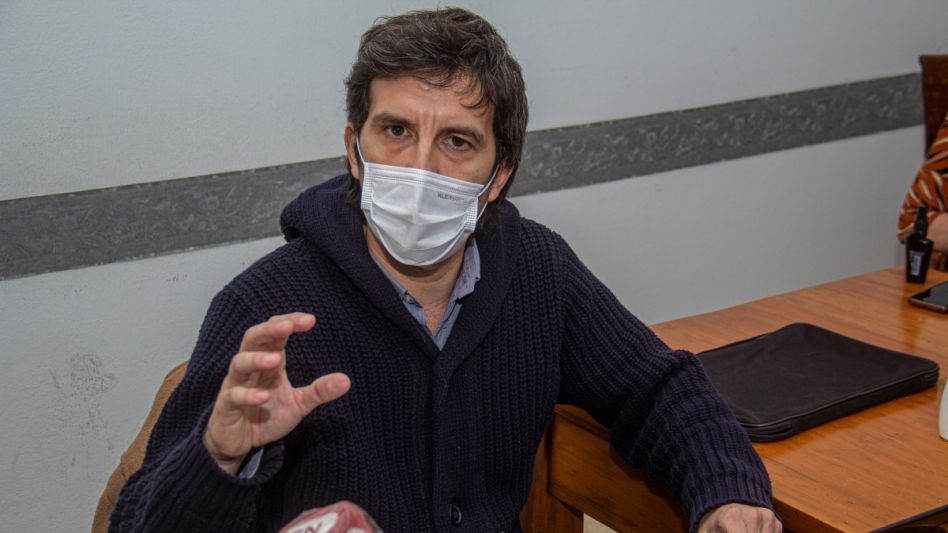 El Lic. Ramiro Borzi realizó esta mañana un balance sobre el avance de la campaña de vacunación contra el coronavirus en esta ciudad. NICOLAS MURCIA