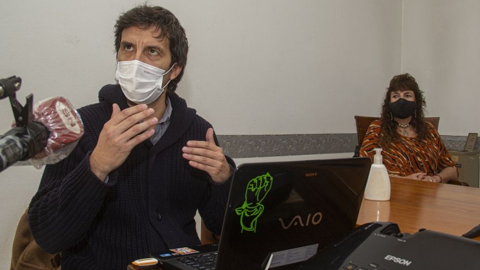 El Lic. Ramiro Borzi realizó un balance sobre el avance de la campaña de vacunación contra el coronavirus en esta ciudad.    NICOLAS MURCIA