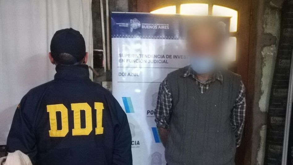 PIE DE FOTO  Un hombre está detenido desde ayer jueves. Lo acusan de haber abusado de una nena en Chillar. FOTO Y VIDEO: DDI AZUL/PBA