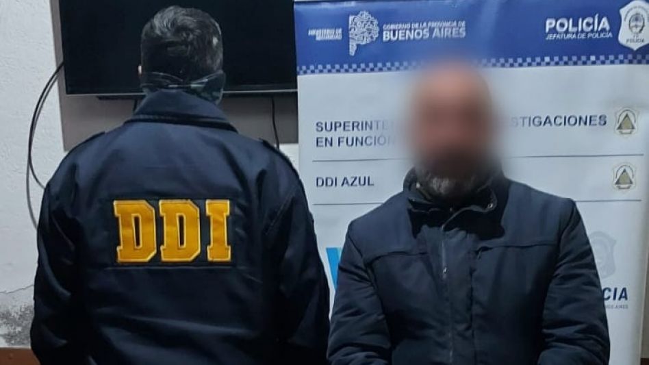 Un hombre de 53 años fue detenido ayer en Azul. Lo acusan de ser uno de los autores de un violento robo en una chacra ocurrido en diciembre de 2018. DDI AZUL/PBA